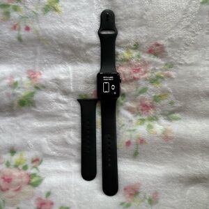 Black Apple Watch with Bands